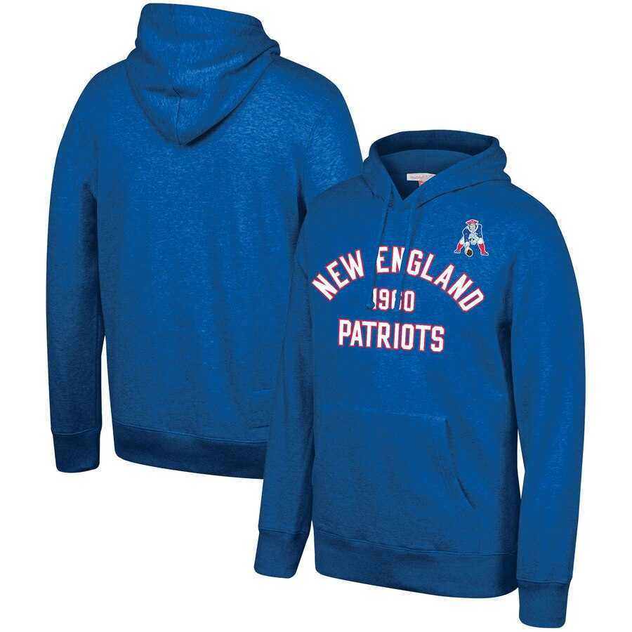 New England Patriots Mitchell & Ness Team History Pullover Hoodie Blue,We sell and wholesale New England Patriots Mitchell & Ness Team History Pullover Hoodie Blue on line form chian!